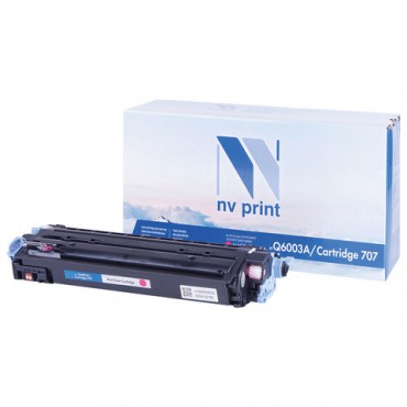 Картридж лазерный NV PRINT (NV-Q6003A) для HP ColorLaserJet CM1015/2600, пурпурный, ресурс 2000 стр.