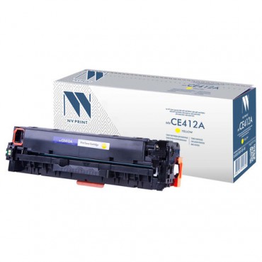 Картридж лазерный NV PRINT (NV-CE412A) для HP LJ M351a/375nw/451dn/475dn, желтый, ресурс 2600 страниц