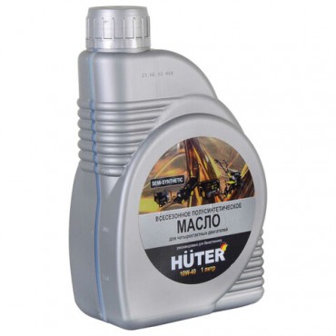 Полусинтетическое масло HUTER 10W-40, для 4-х тактных двигателей, 1 л, 73/8/1/1